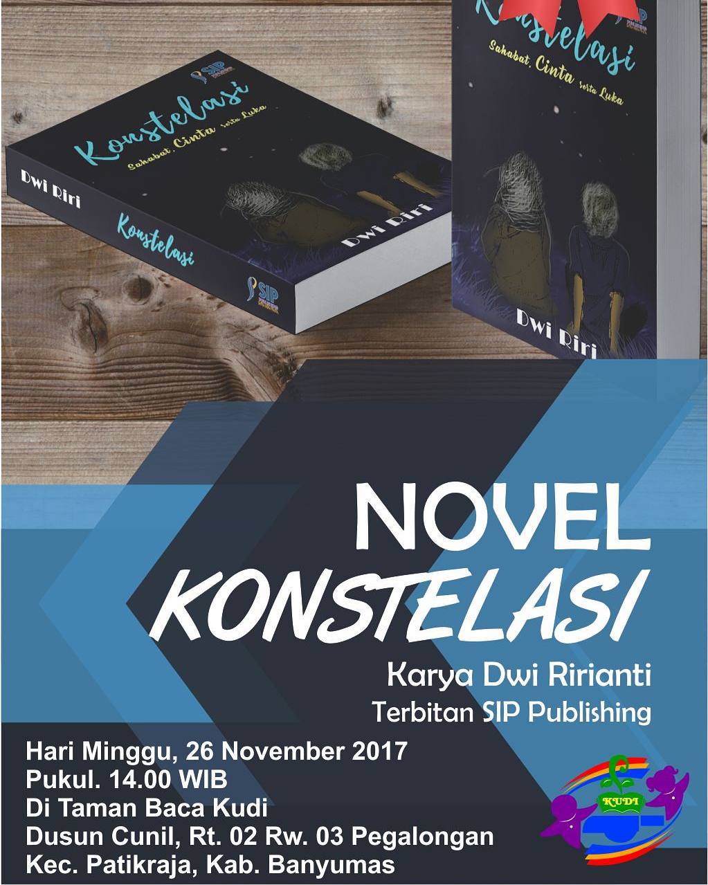 launching buku novel konstelasi