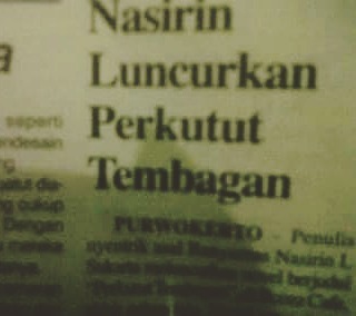 nasirin luncurkan novel perkutut tembagan