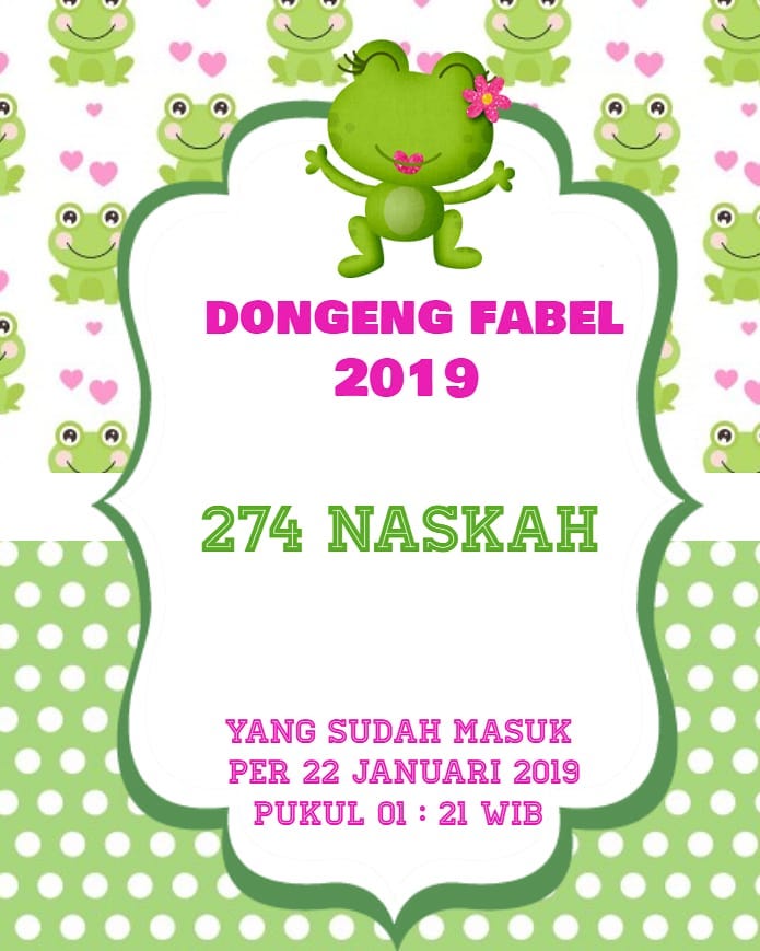 274 naskah dongeng fabel sudah masuk ke SIP