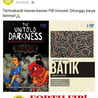 Buku Karya Puslitbudpar Unsoed