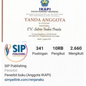 SIP Publishing Resmi Menjadi Anggota IKAPI