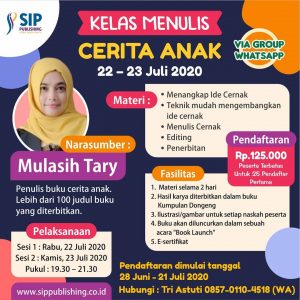 Kelas Menulis Cerita Anak Angkatan 1