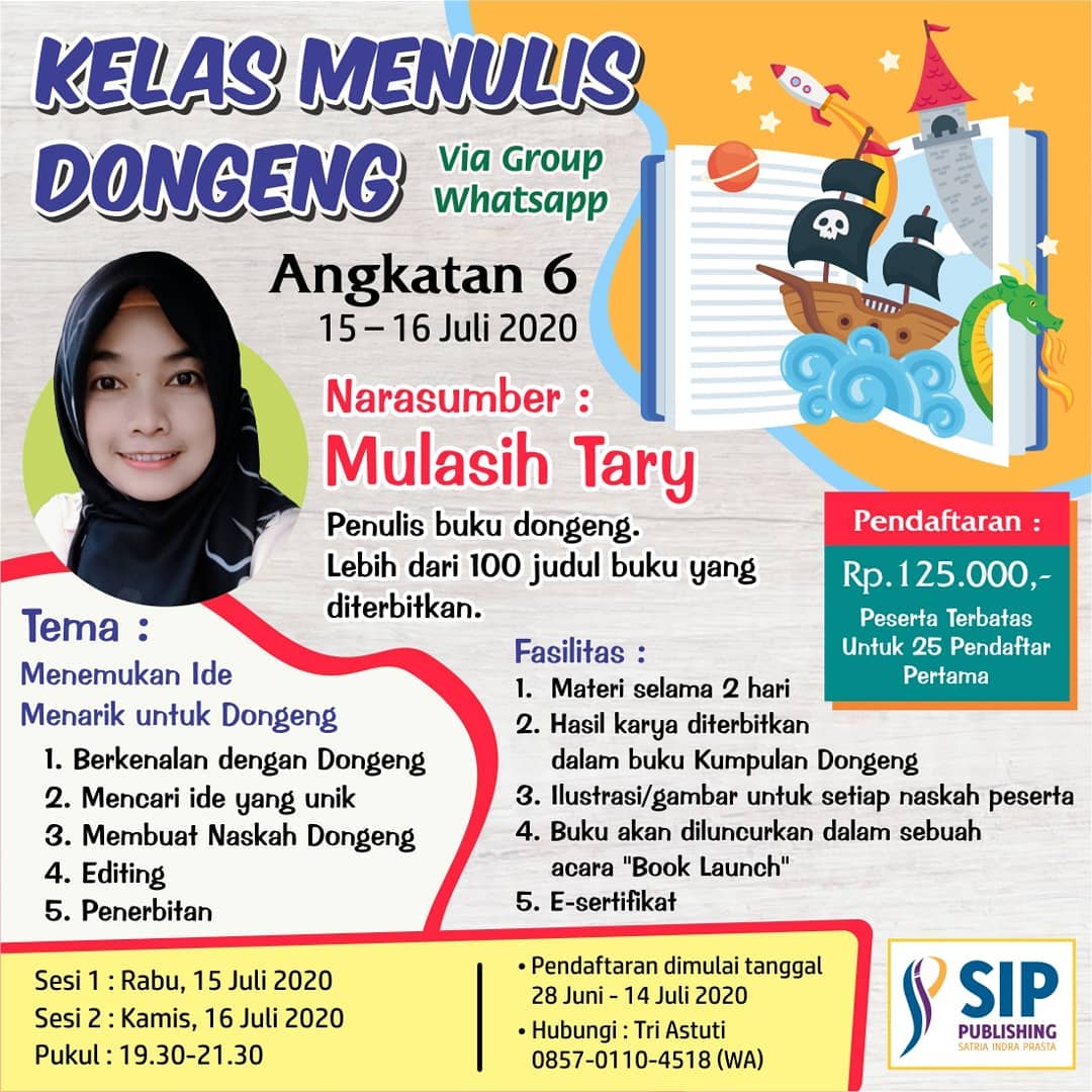 kelas menulis dongeng angkatan 6