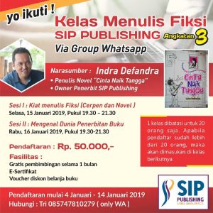 Kelas Menulis Fiksi Angkatan 3