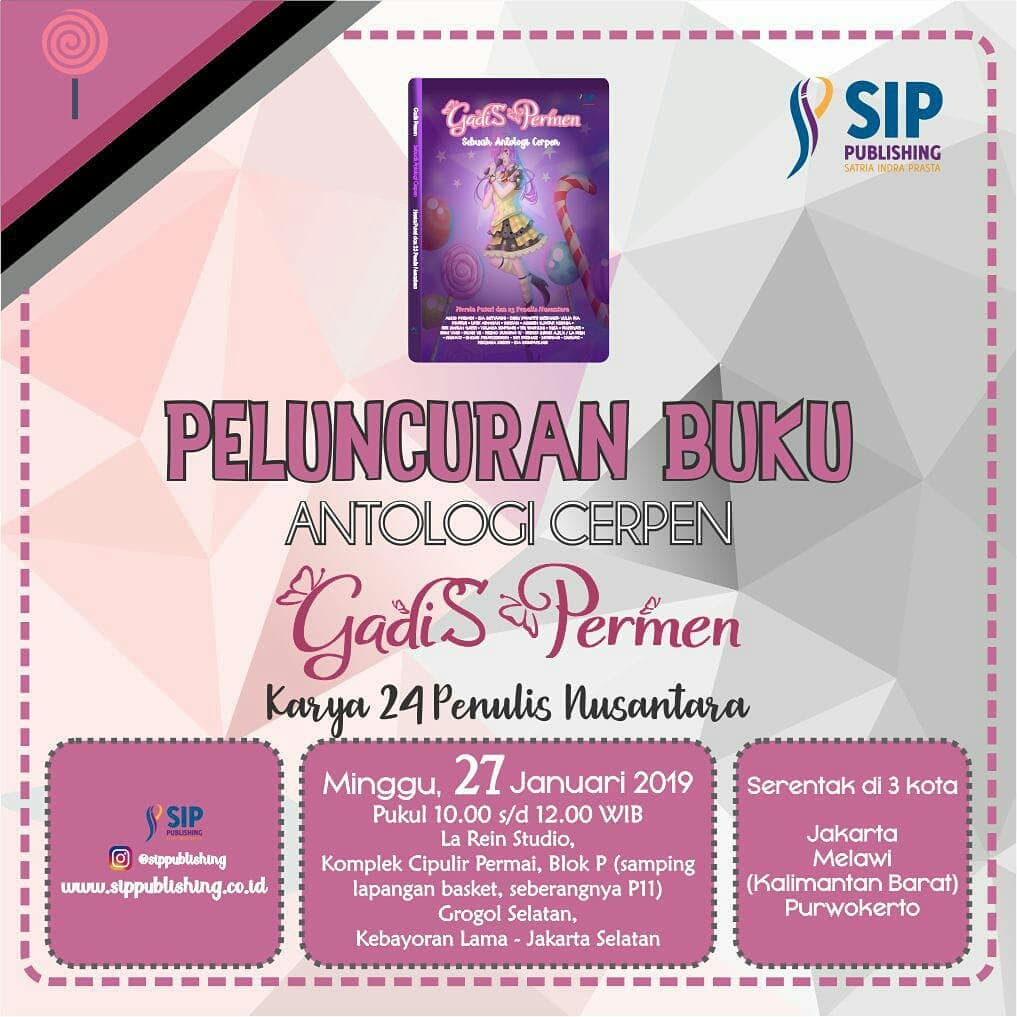 launching buku antologi cerpen gadis permen di jakarta