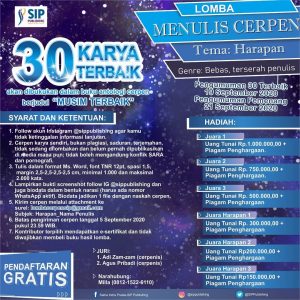 Lomba Menulis Cerpen Tema Harapan