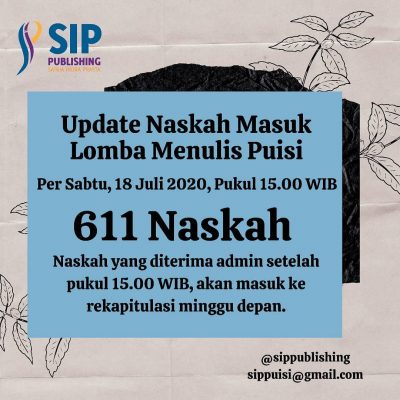 Update Naskah Lomba Puisi per 18 Juli 2020