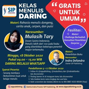 Kelas Menulis Fiksi Gratis Untuk Umum