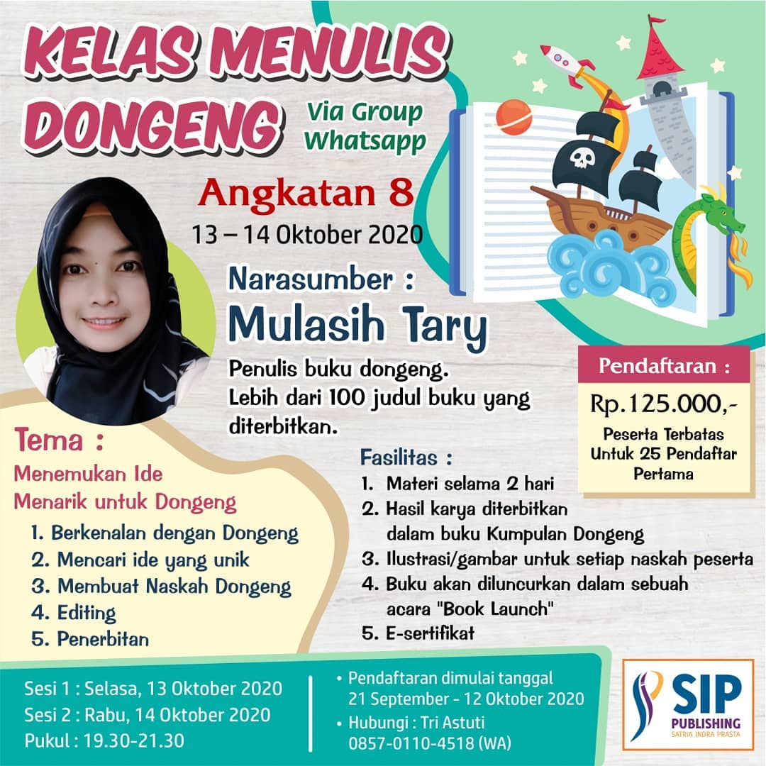 kelas menulis dongeng angkatan 8
