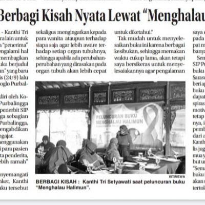 Liputan Berita Peluncuran Buku “Menghalau Halimun”