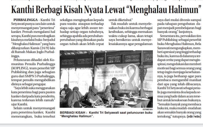 liputan berita buku menghalau halimun