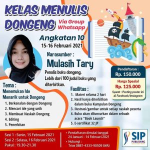 Kelas Menulis Dongeng Angkatan 10