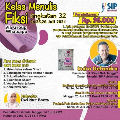 Kelas Menulis Fiksi Angkatan 32