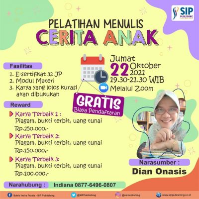 Pelatihan Menulis Cerita Anak Bersama Dian Onasis