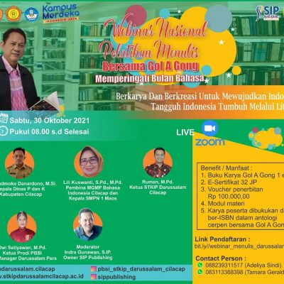 Pelatihan Menulis Bersama Gol A Gong