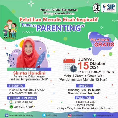 Pelatihan Menulis Kisah Inspiratif Tema Parenting