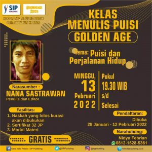 Kelas Menulis Puisi Komunitas Golden Age