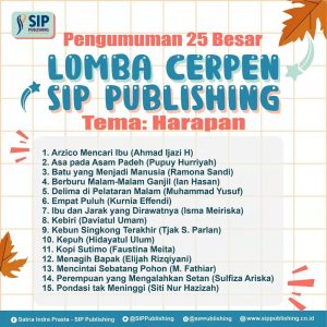 Pengumuman 25 Besar Lomba Cerpen Tema Harapan