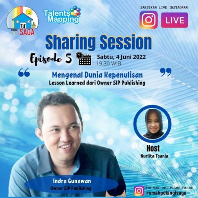 Sharing Session Dunia Kepenulisan