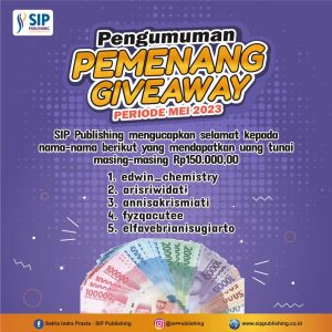 Pengumuman Giveaway Periode Mei 2023