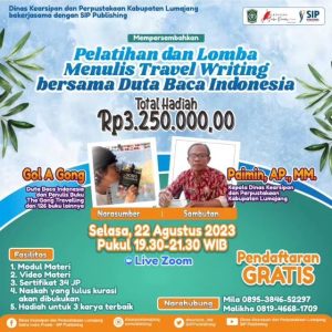Pelatihan dan Lomba Menulis Travel Writing