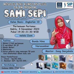 Kelas Menulis SAMISEPI Angkatan 10