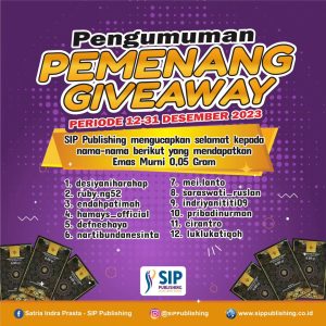 Pengumuman Pemenang Giveaway Periode Desember 2023