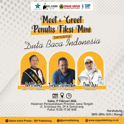 Meet n Greet Penulis Fiksi Mini bersama Duta Baca Indonesia