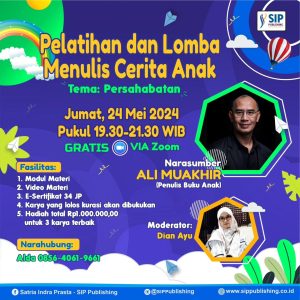 Belajar Nulis Cerita Anak, Karyanya Diterbitkan dan Dapat Royalti