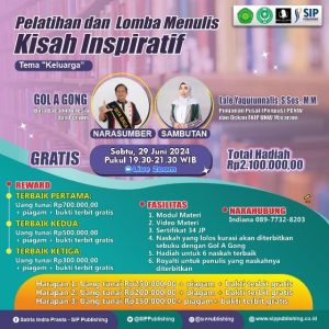 Pengumuman Naskah Lolos Kurasi Pelatihan dan Lomba Menulis  Kisah Inspiratif Tema Keluarga