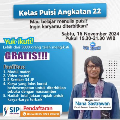 Kelas Menulis Puisi Angkatan 22