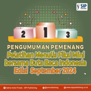 Pengumuman Pemenang Pelatihan dan Lomba Menulis Fiksi Mini September 2024