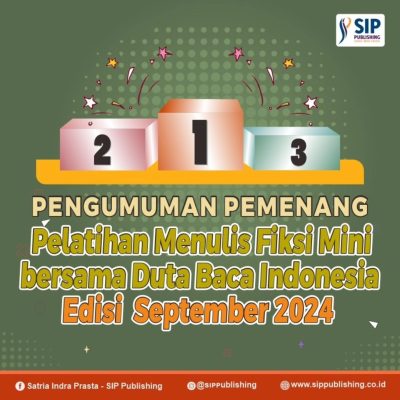 Pengumuman Pemenang Pelatihan dan Lomba Menulis Fiksi Mini September 2024