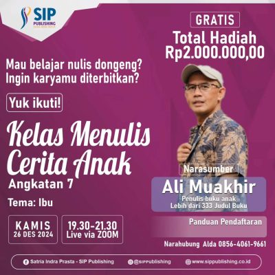 Pengumuman Naskah Lolos Kurasi Kelas Menulis Cernak Angkatan 7