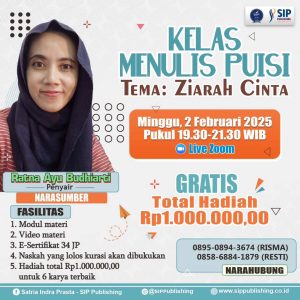 Daftar Peserta Lolos Kurasi Kelas Puisi bersama Ratna Ayu Tema Ziarah Cinta
