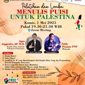 Pelatihan dan Lomba Menulis Puisi untuk Palestina