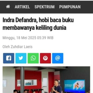 Kisah Indra Defandra Membesarkan SIP Publishing di Antara News