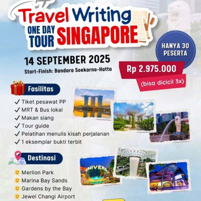 Traveling ke Singapura Dengan Budget Murah bareng SIP Publishing