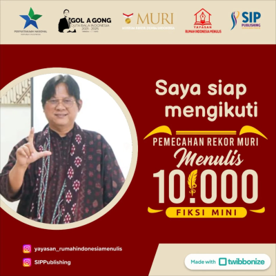 Yuk Pasang Twibbon Rekor MURI 10.000 Fiksi Mini