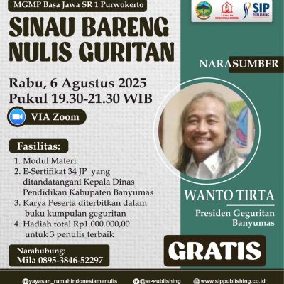 SINAU BARENG NULIS GURITAN
