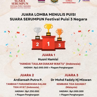 15 Terbaik Suara Serumpun: Festival Puisi 3 Negara