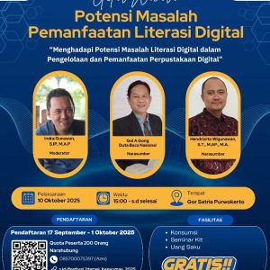 Gelar Wicara Literasi Digital Bersama Duta Baca Indonesia