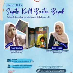 Bicara Buku Inspiratif “Sepatu Kulit Buatan Bapak”