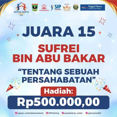 PEMENANG 15 PANTUN TERBAIK  FESTIVAL PANTUN ASEAN 2026
