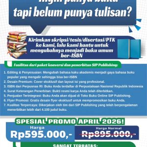 Promo Spesial April 2026 – Paket Konversi dan Penerbitan SIP Publishing
