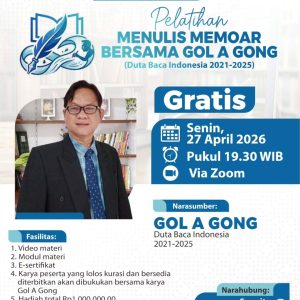 Pelatihan Menulis Memoar bersama Gol A Gong