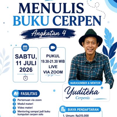 Kelas Menulis Buku Cerpen Angkatan 4