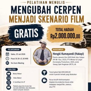 Pelatihan Menulis “Mengubah Cerpen Menjadi Skenario Film”