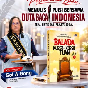 Ikuti 2 Peluncuran Buku di Purwokerto bersama Gol A Gong