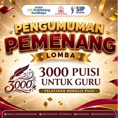Pemenang Pelatihan Menulis 3000 Puisi untuk Guru
